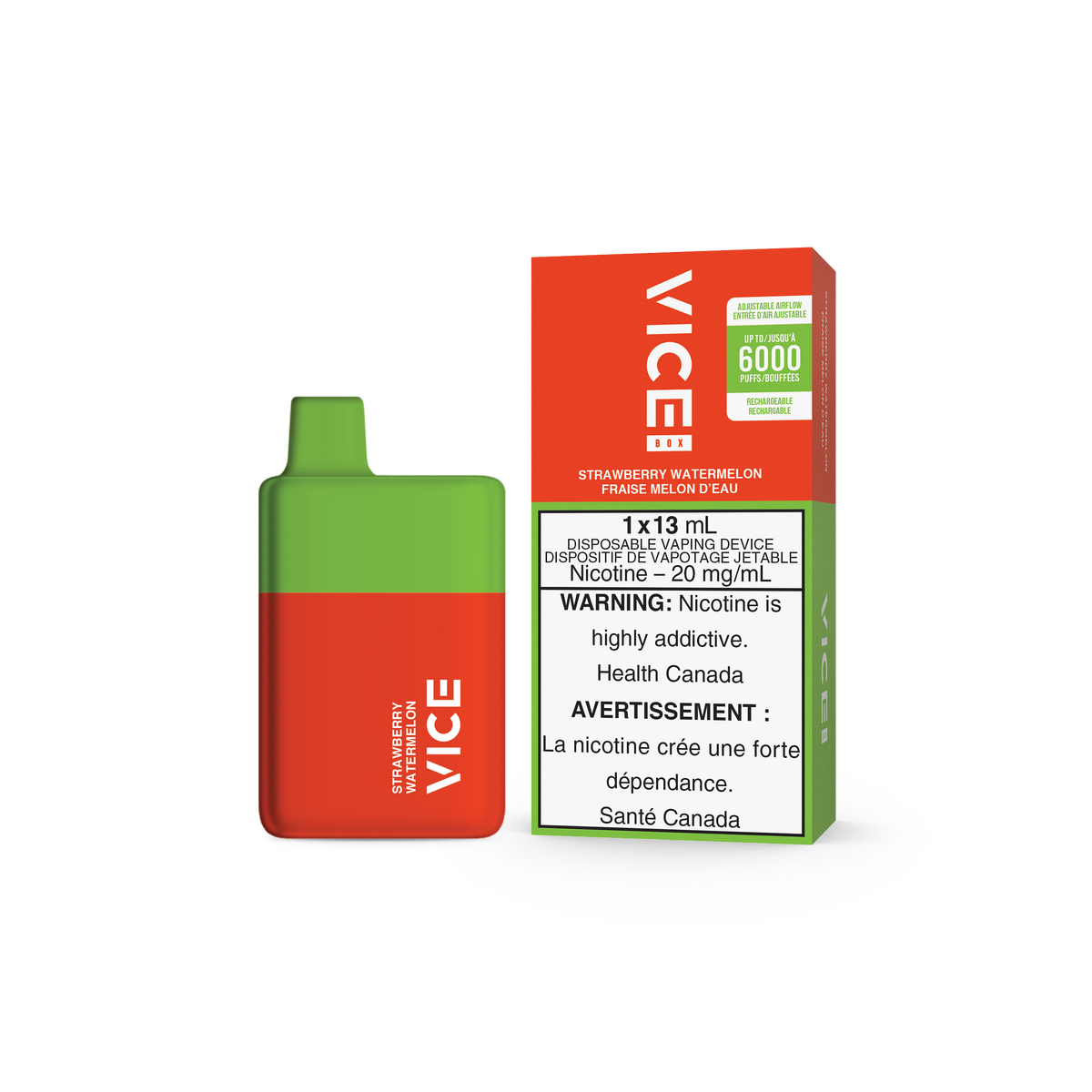 VICE BOX 6K - Strawberry Watermelon 13ml 20mg