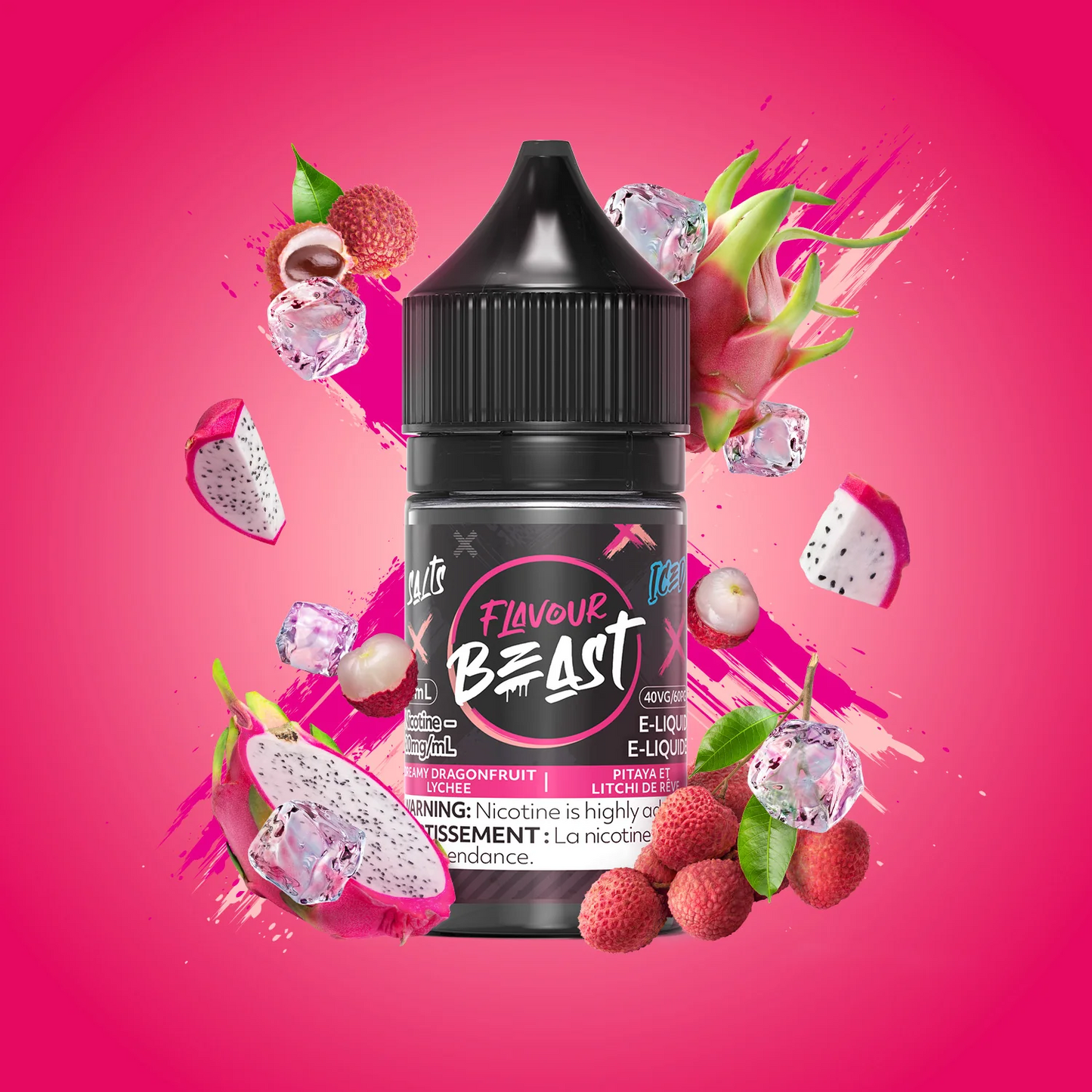 DREAMY DRAGONFRUIT LYCHEE ICED - FLAVOUR BEAST E-LIQUID - 20MG