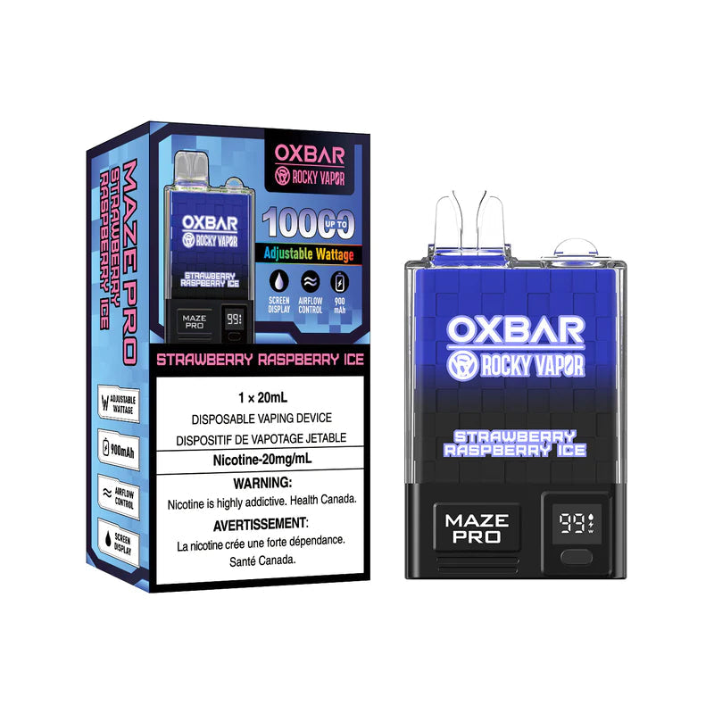 OXBAR 10K - Strawberry Raspberry Ice 20ml 20mg