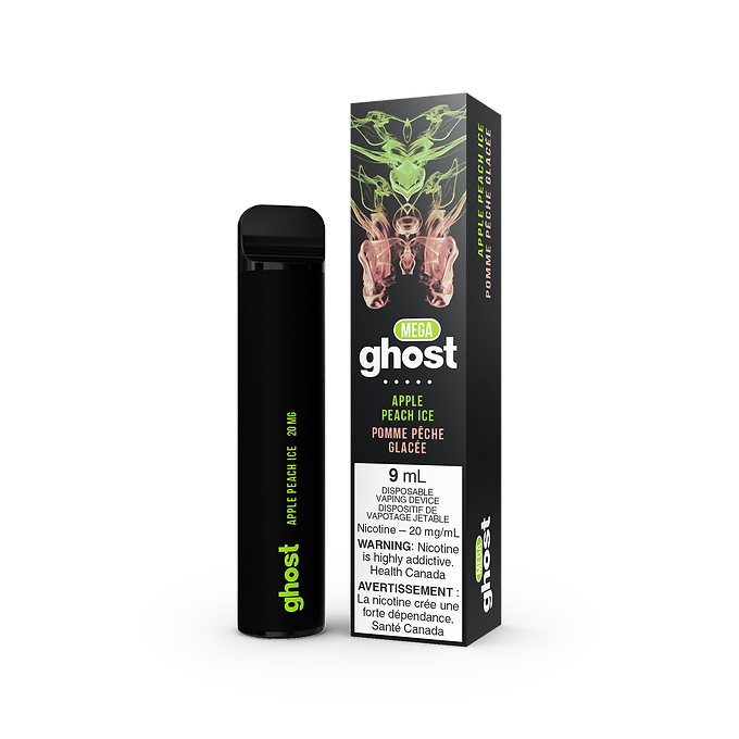 Ghost Mega 3K - Apple Peach Ice 9ml 20mg