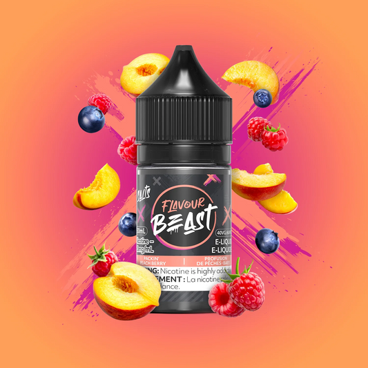 PACKIN PEACH BERRY - FLAVOUR BEAST E-LIQUID - 10MG