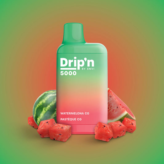 Drip’n By Envi 5000 - Watermelona CG 10ml 20mg