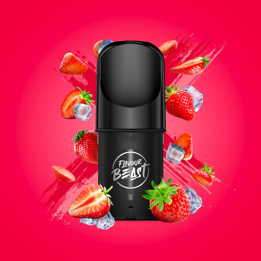 Sic Strawberry Iced - Flavour Beast Pod Pack - 20mg