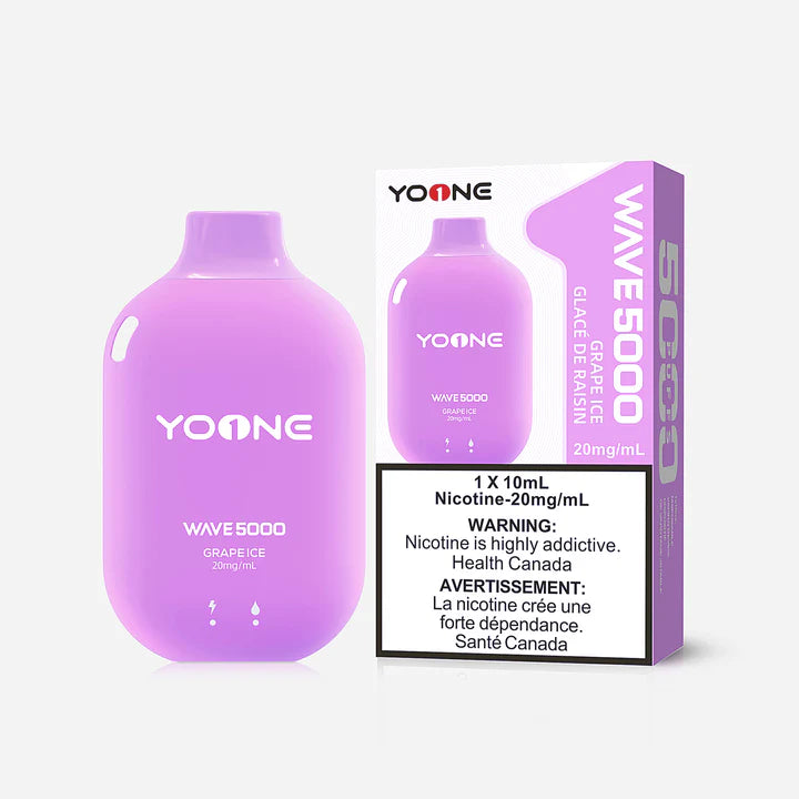 Yoone wave5000 Grape ice 10 ml 20mg