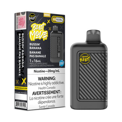 Flavour Beast Beast Mode 8K Bussin’ Banana Iced 16ml 20mg