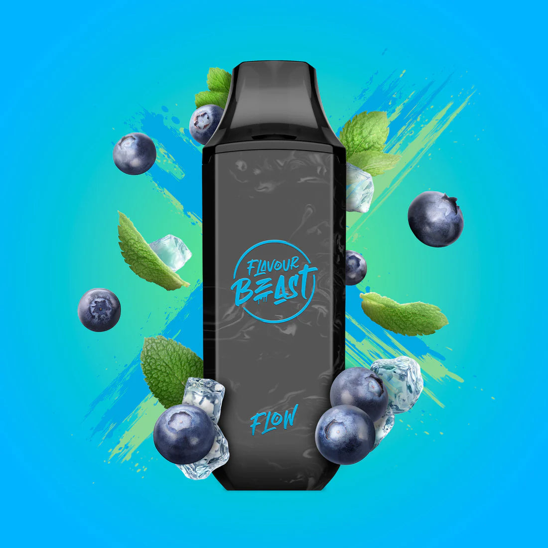 Flavour Beast Flow 4K - Blessed Blueberry Mint Iced 10ml 20mg