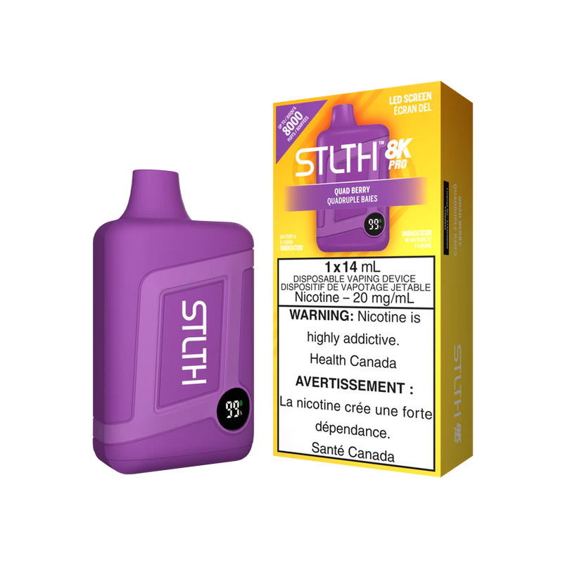 STLTH 8K Pro - Quad Berry 14ml 20mg