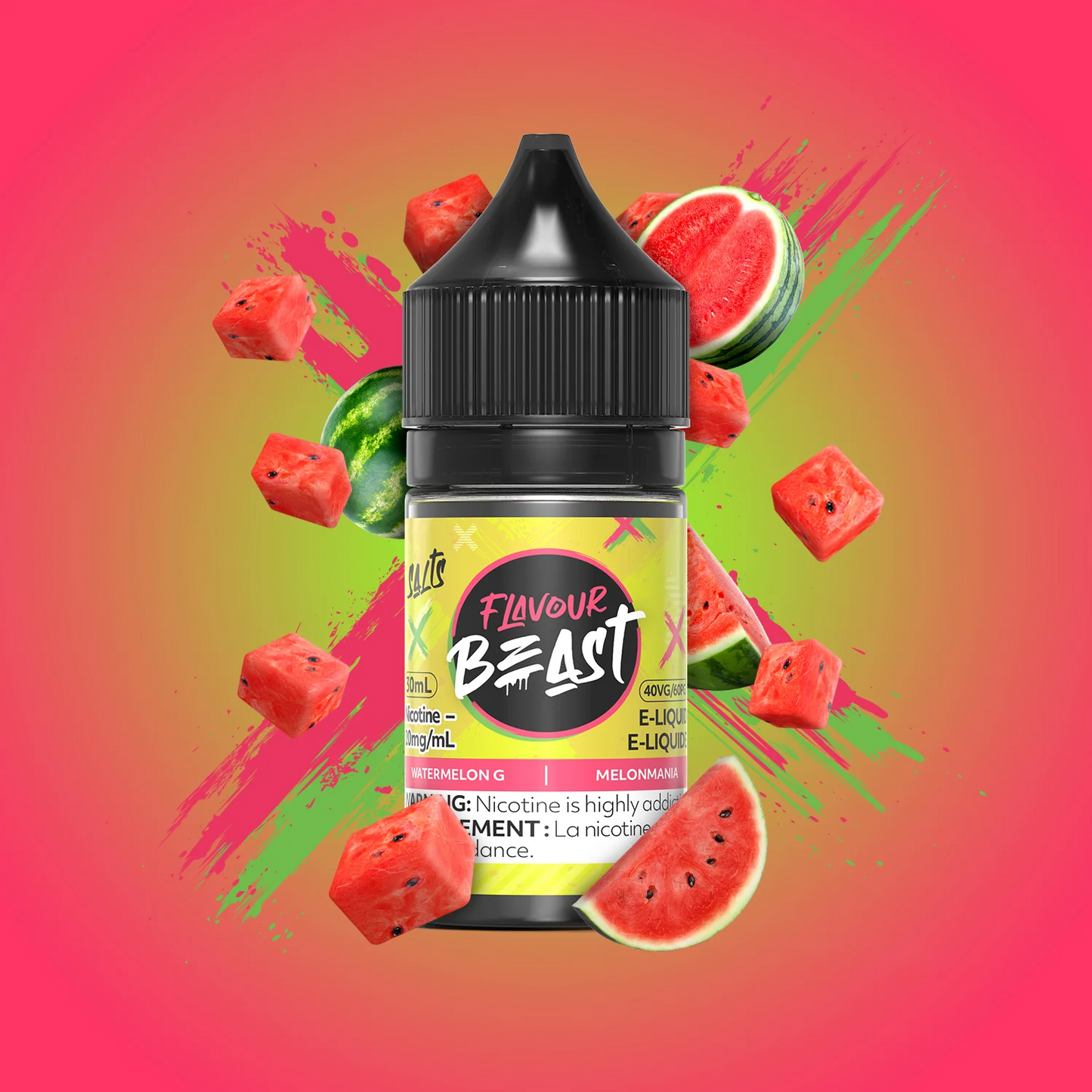 WATERMELON G - FLAVOUR BEAST E-LIQUID - 20MG