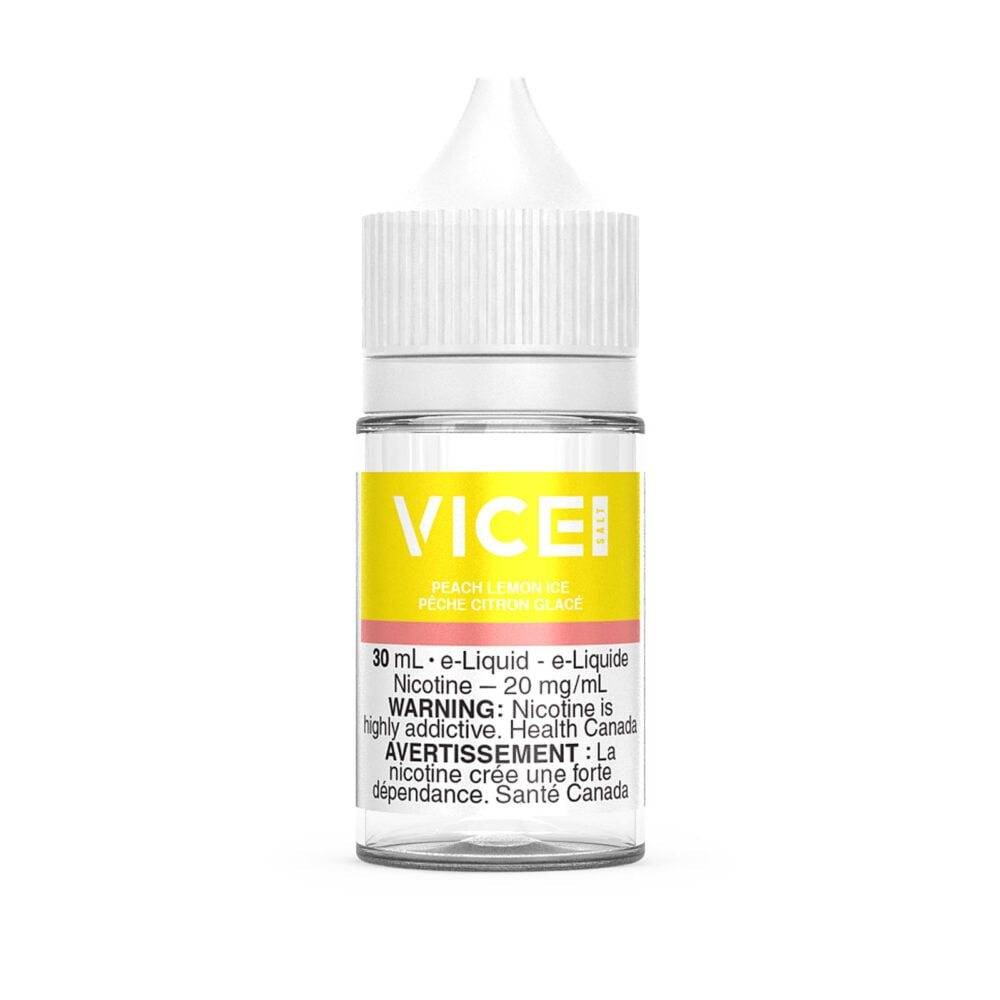 PEACH LEMON ICE - VICE SALT NIC E-JUICE - 30ml - 12mg