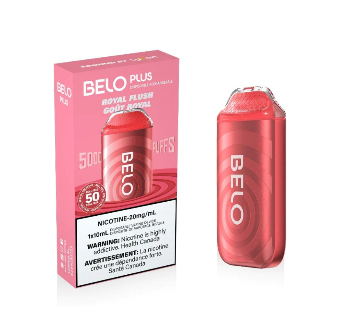 BELO PLUS 5000 Puffs - Royal Flush 10ml 20mg