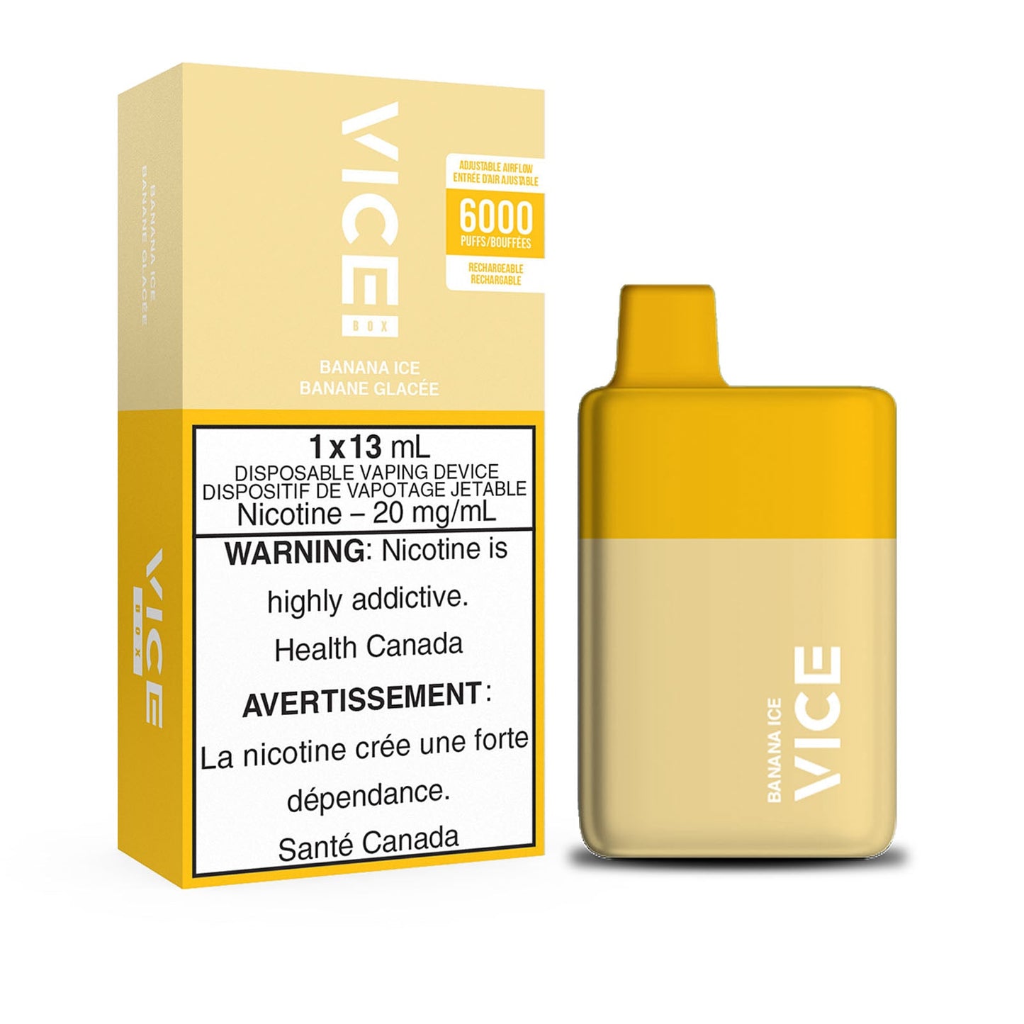 VICE BOX 6K - Banana Ice 13ml Nic Free (0mg)