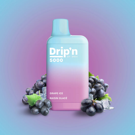Drip’n By Envi 5000 - Grape Ice 10ml 20mg
