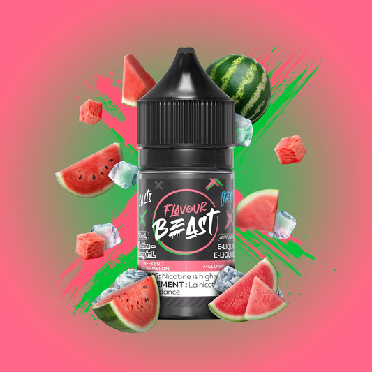 WEEKEND WATERMELON ICED - FLAVOUR BEAST E-LIQUID - 10MG