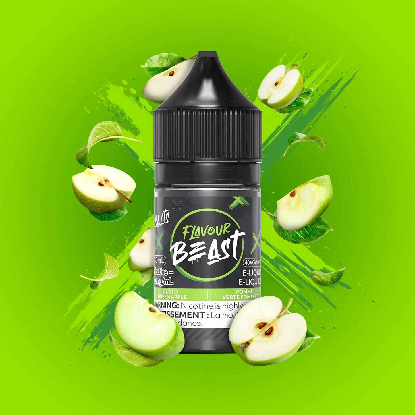 GUSTO GREEN APPLE - FLAVOUR BEAST E-LIQUID - 10MG