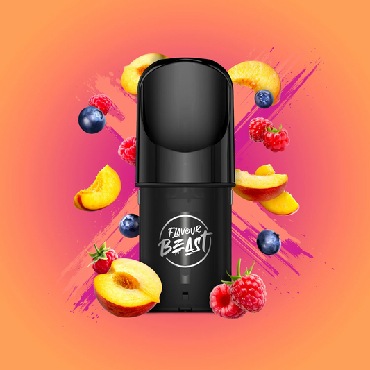 Pop'n Peach Berry - Flavour Beast Pod Pack - 20mg