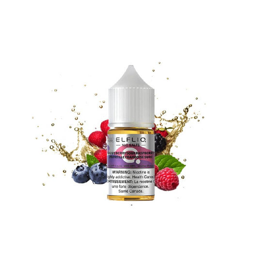 BLUEBERRY SOUR RASPBERRY - ELFLIQ NIC SALT E-LIQUID - 30ML - 20MG