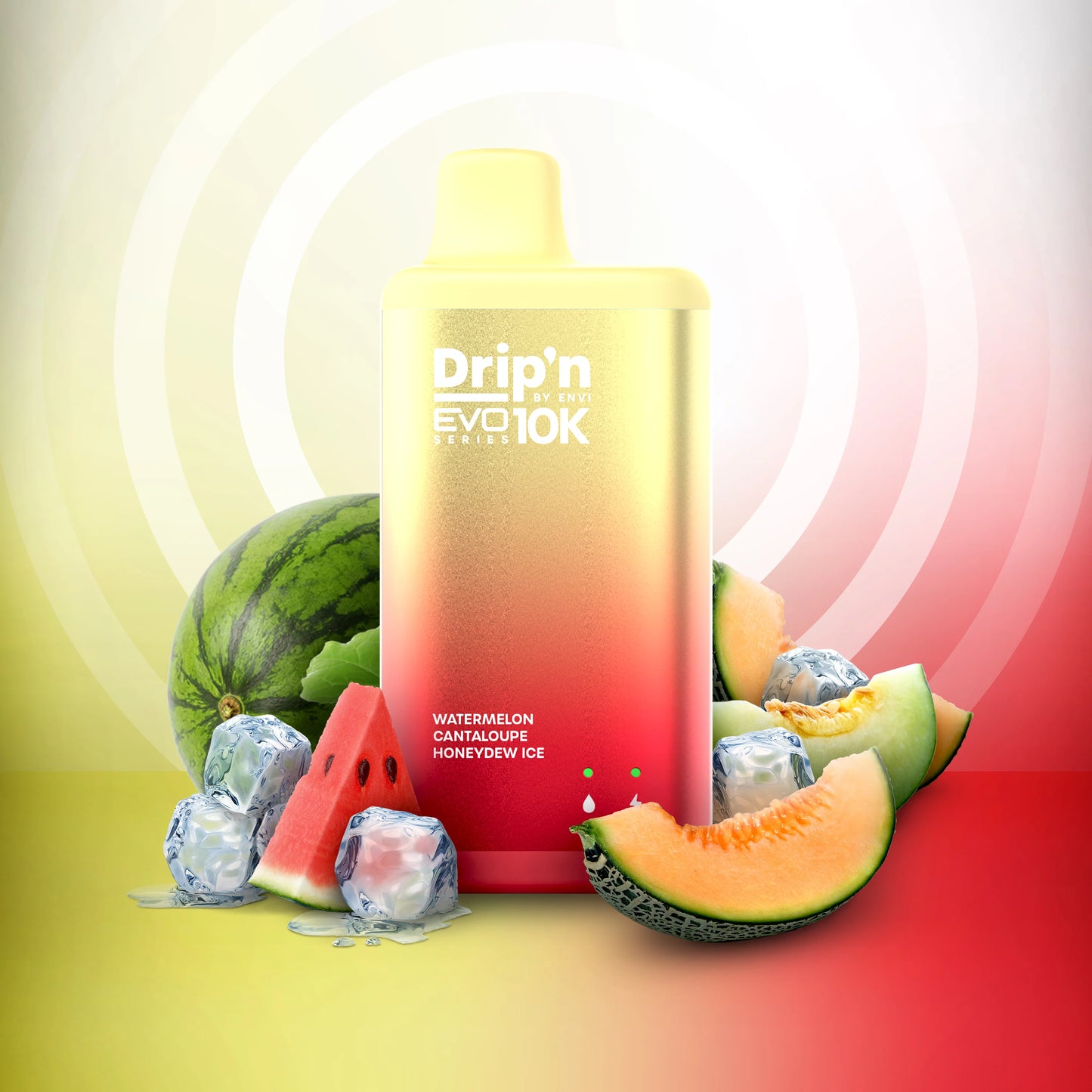 Drip’n By Envi 10K - Watermelon Cantaloupe Honeydew Ice 19ml 20mg
