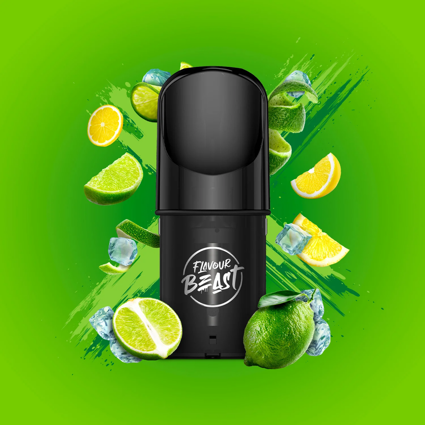 Gnarly Green D Iced - Flavour Beast Pod Pack - 20mg