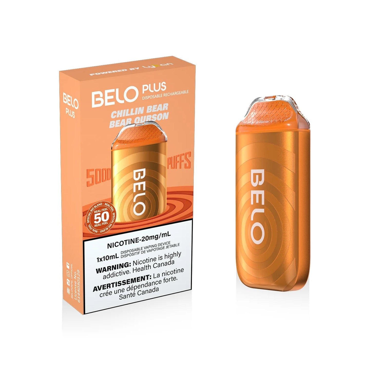 BELO PLUS 5000 Puffs - Chillin Bear 10ml 20mg