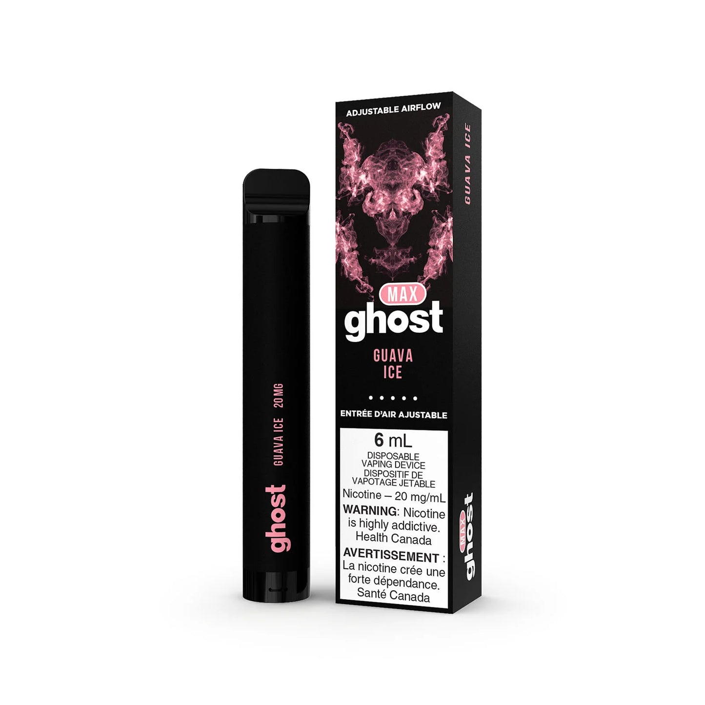 Ghost Max 2K - Guava Ice 6ml 20mg