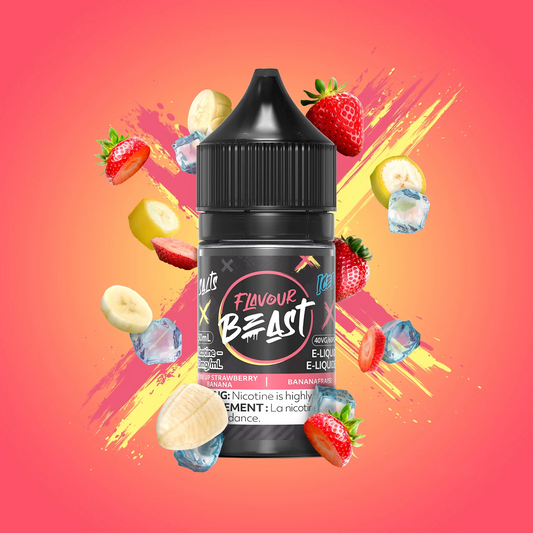 STR8 UP STRAWBERRY BANANA ICED - FLAVOUR BEAST E-LIQUID - 20MG