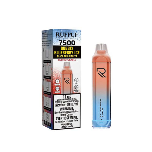 RufPuf 7500 - Bubbly Blueberry Ice 17ml 20mg