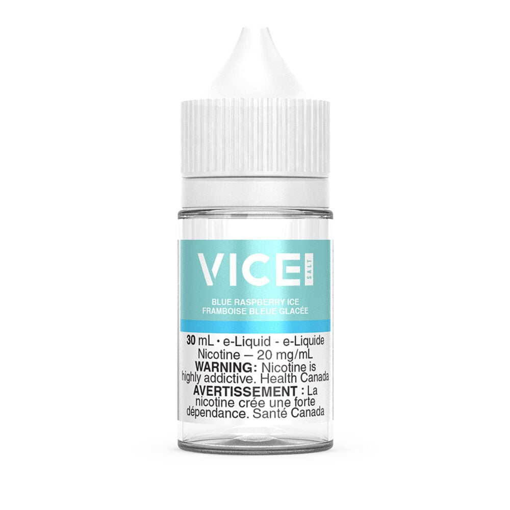 BLUE RASPBERRY ICE - VICE SALT NIC E-JUICE - 30ml - 12mg