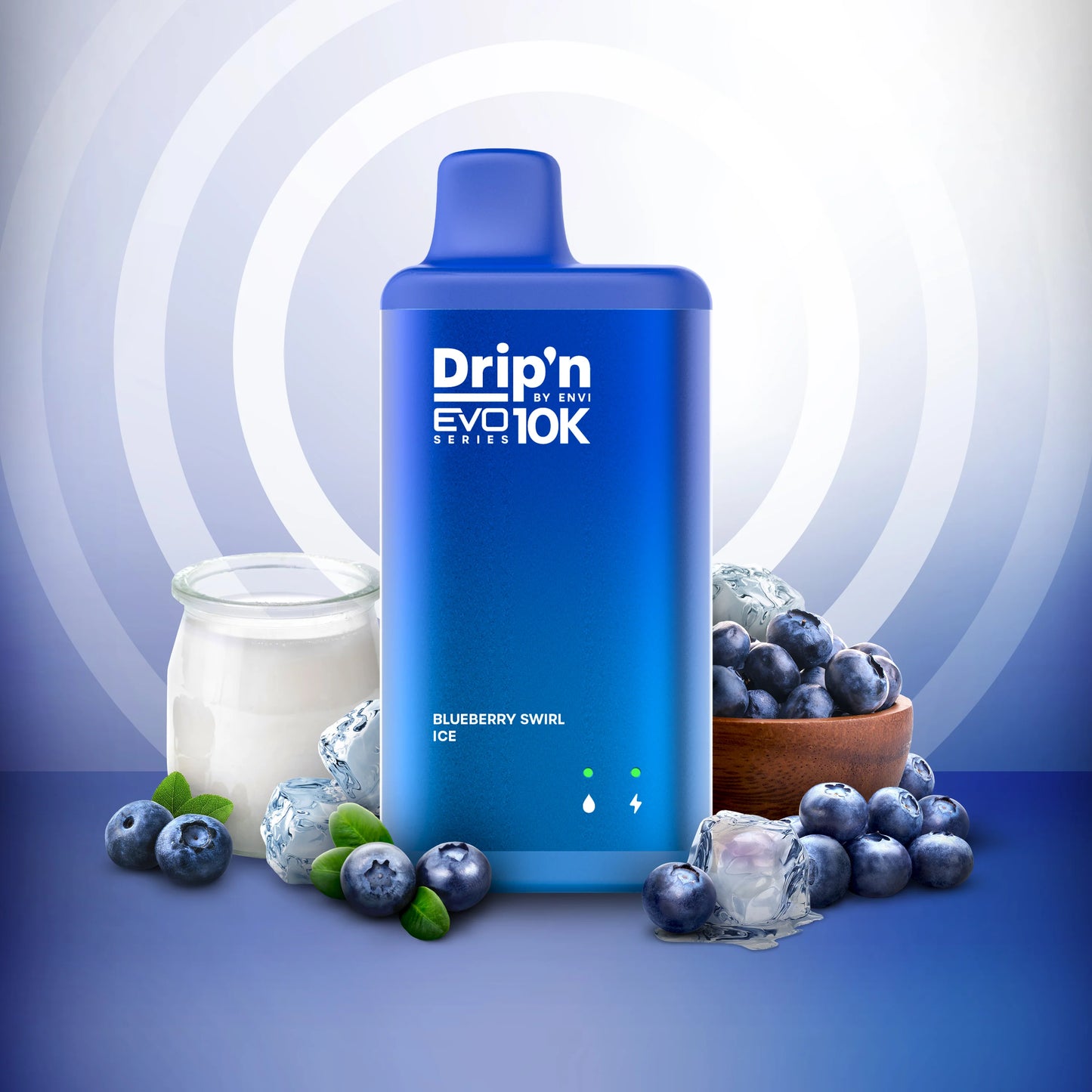 Drip’n By Envi 10K - Blueberry Swirl Ice 19ml 20mg
