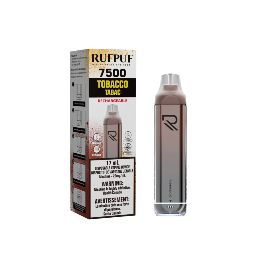 RufPuf 7500 - Tobacco 17ml 20mg