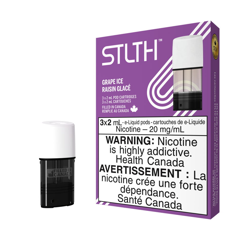Grape Ice - STLTH Pod Pack - 20mg - Regular
