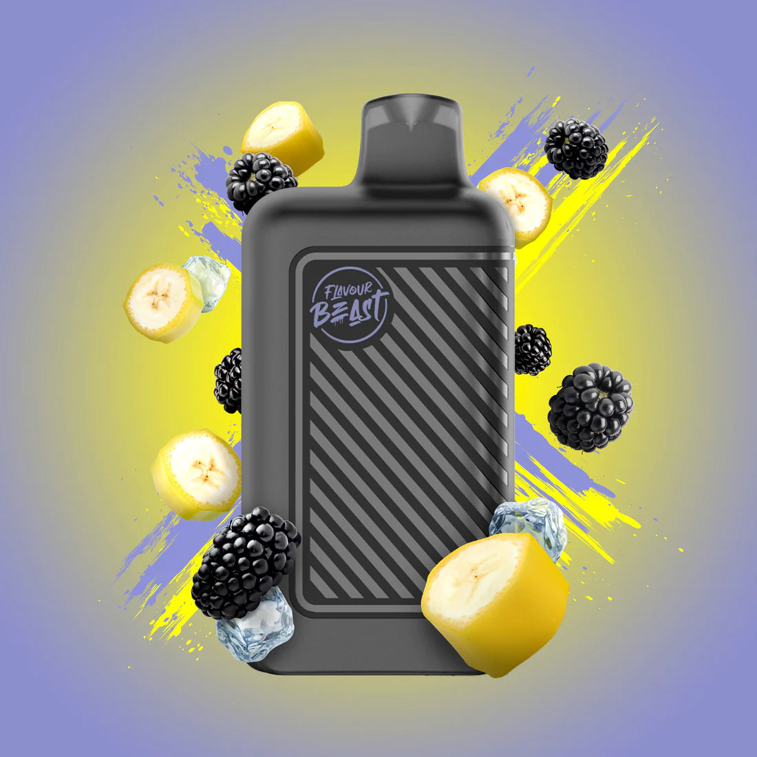 Flavour Beast Beast Mode 8K Blazin’ Banana Blackberry Iced 16ml 20mg