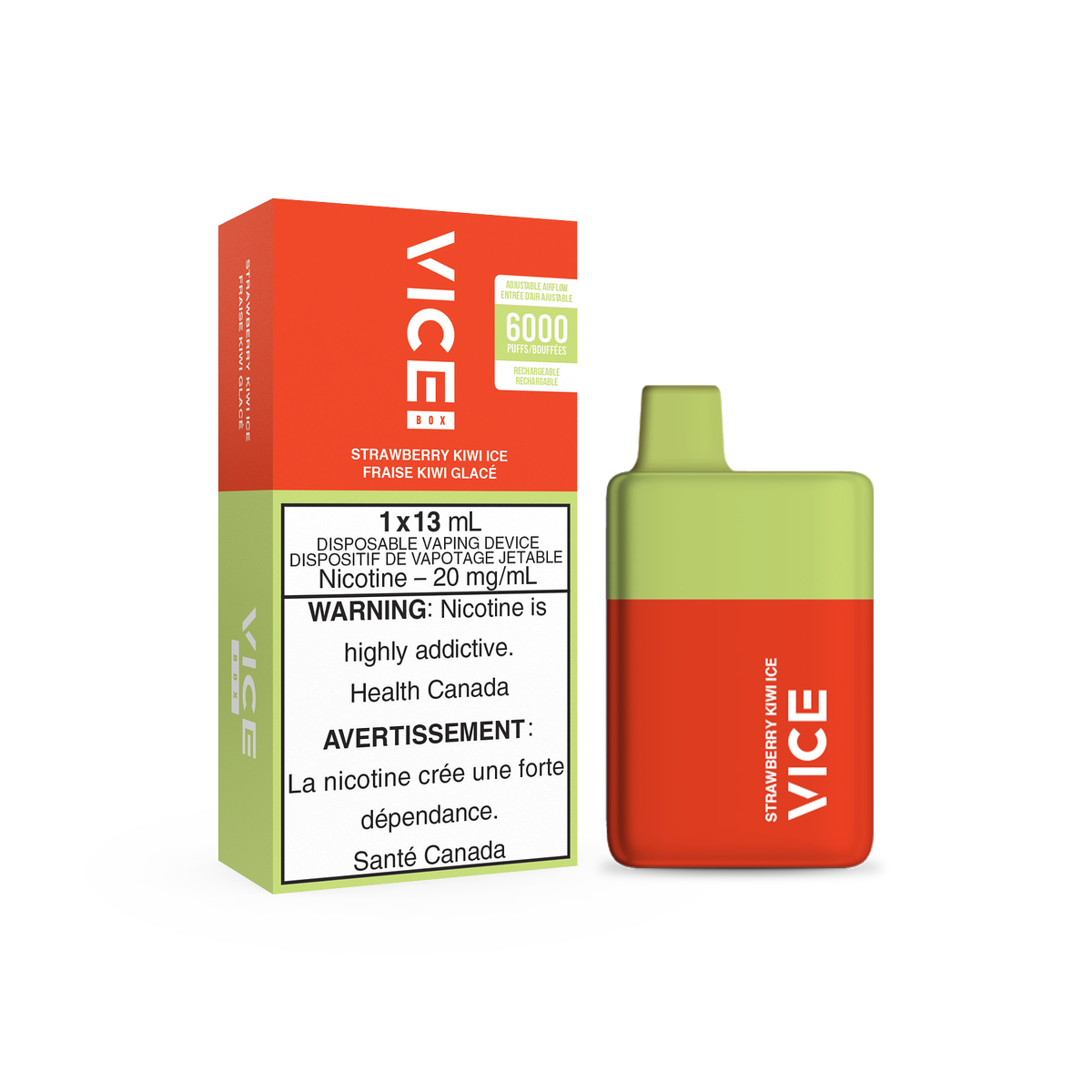 VICE BOX 6K - Strawberry Kiwi Ice 13ml 20mg