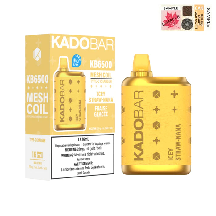 KADOBAR KB6500 Icy Straw-Nana 16ml 20mg