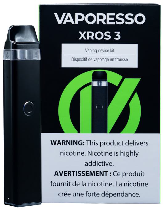 VAPORESSO XROS 3 - Vaping device kit - Black