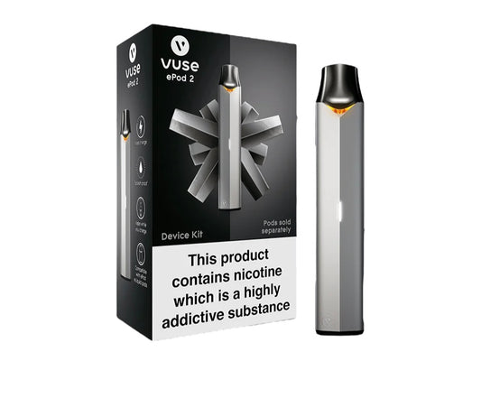 VUSE ePOD 2 - Device & USB Cable - Silver