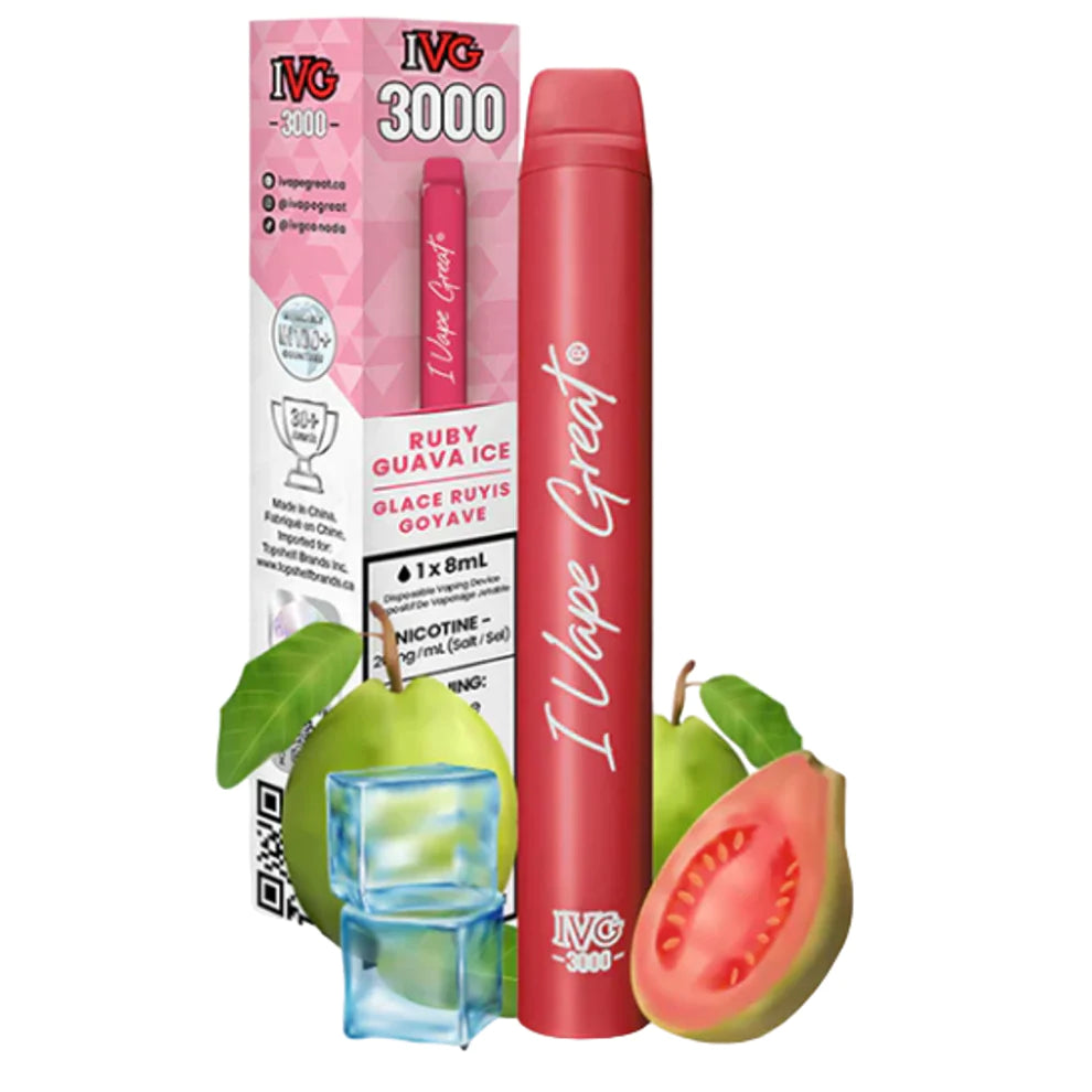 IVG 3000 Ruby Guava Ice 8ml 20mg