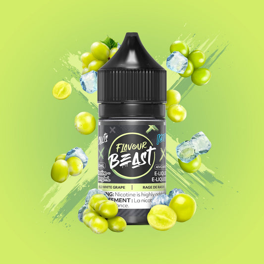 WILD WHITE GRAPE ICED - FLAVOUR BEAST E-LIQUID - 10MG