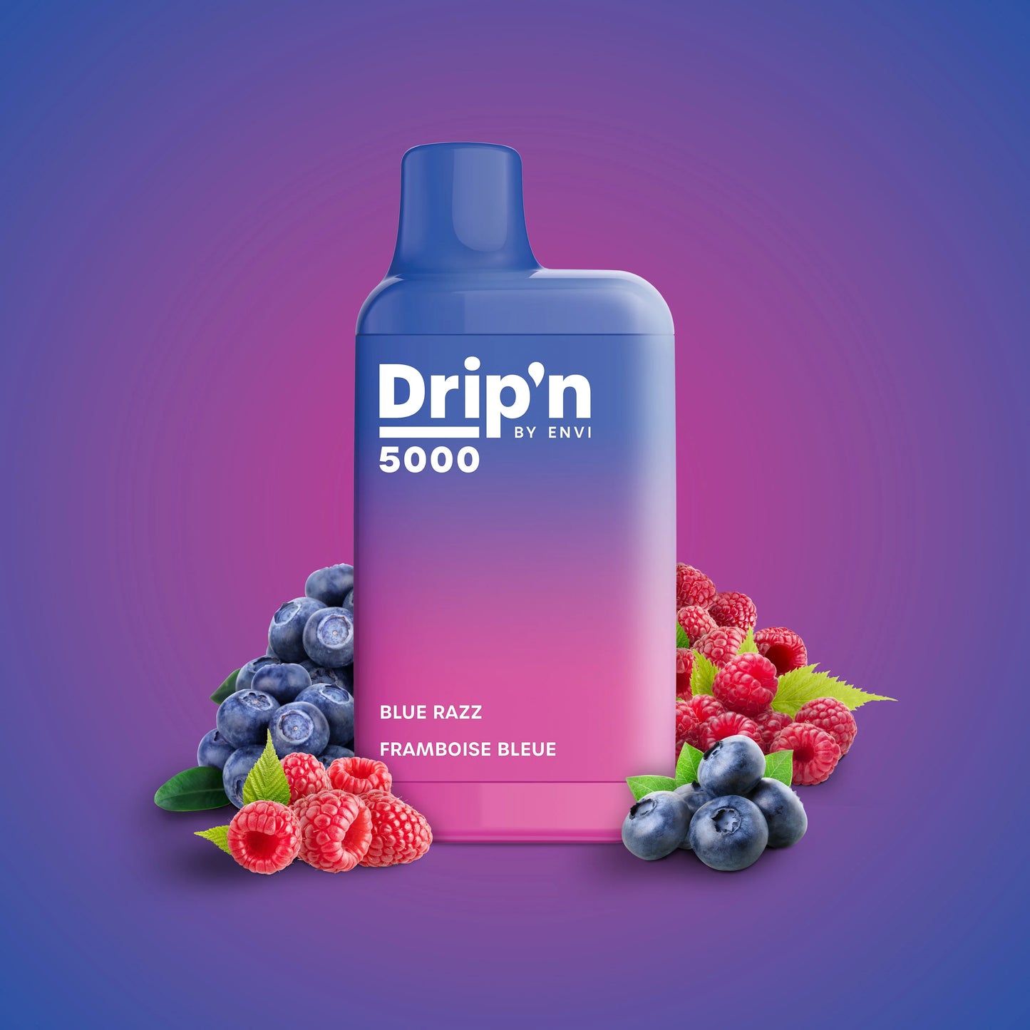 Drip’n By Envi 5000 - Blue Razz 10ml 20mg