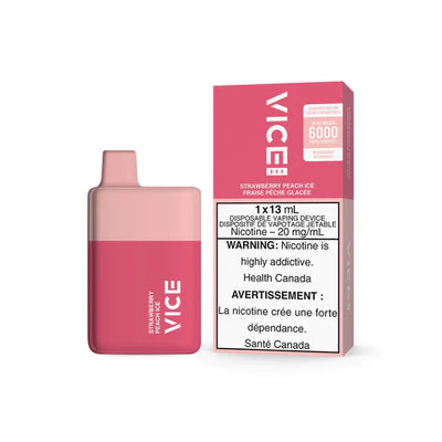 VICE BOX 6K - Strawberry Peach Ice 13ml 20mg