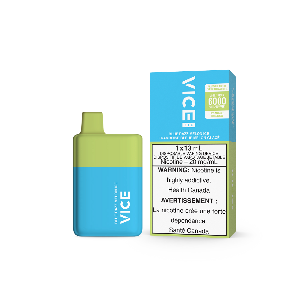 VICE BOX 6K - Blue Razz Melon Ice 13ml 20mg