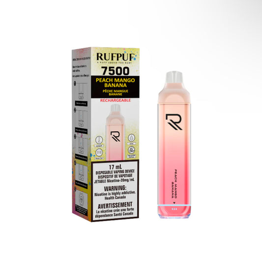 RufPuf 7500 - Peach Mango Banana 17ml 20mg