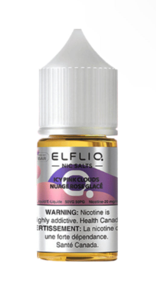 ICY PINK CLOUDS - ELFLIQ NIC SALT E-LIQUID - 30ML - 20MG
