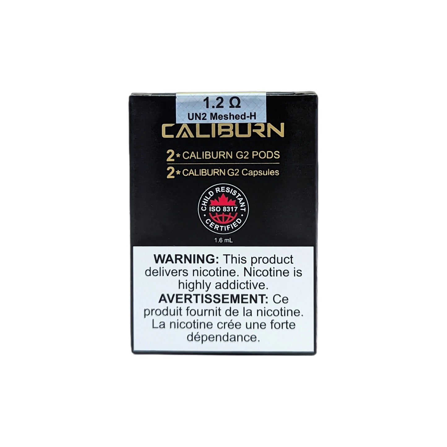UWELL CALIBURN G2 Refillable PODS - 1.2 ohm UN2 Meshed-H 2*1.6ml
