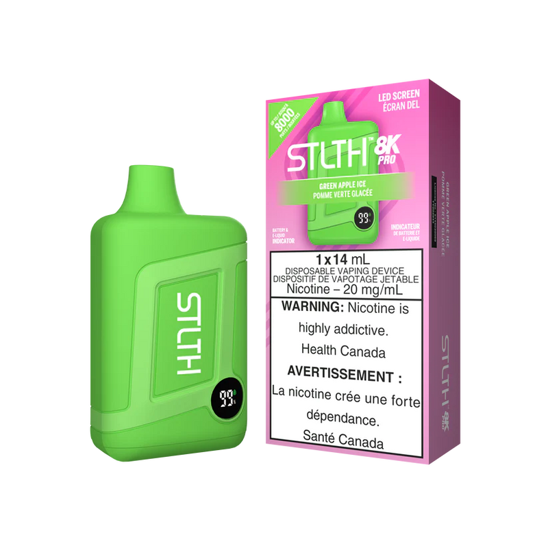 STLTH 8K Pro - Green Apple Ice 14ml 20mg
