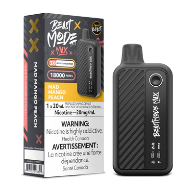 MAD MANGO PEACH - FLAVOUR BEAST BEAST MODE MAX (20mL) (ONTARIO)