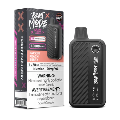 PACKIN' PEACH BERRY - FLAVOUR BEAST BEAST MODE MAX (20mL) (ONTARIO)