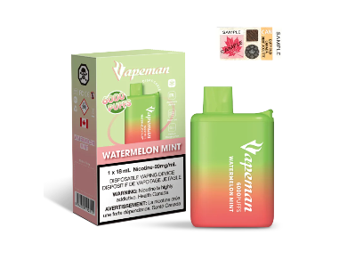 Vapeman 6000 Puffs - Watermelon Mint 18ml 20mg
