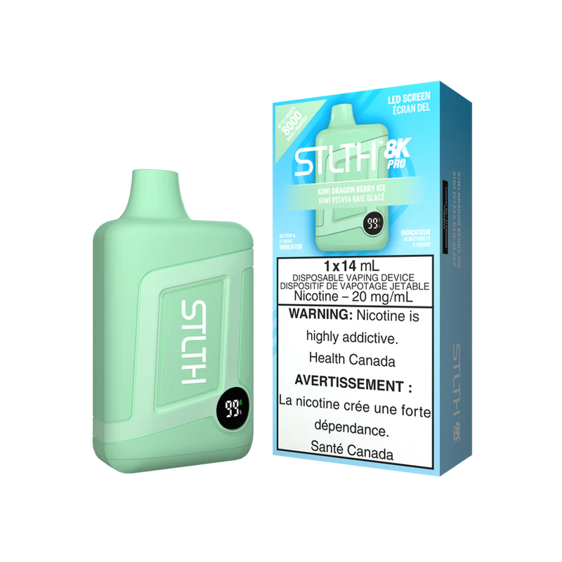 STLTH 8K Pro - Kiwi Dragon Berry Ice 14ml 20mg