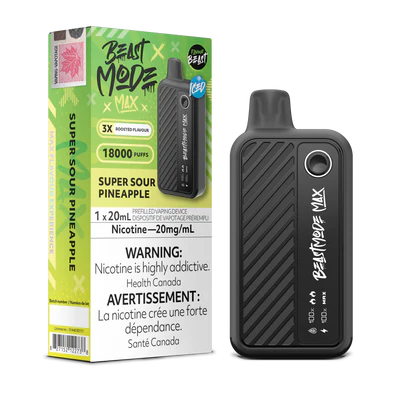 SUPER SOUR PINEAPPLE - FLAVOUR BEAST BEAST MODE MAX (20mL) (ONTARIO)