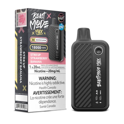 STR8 UP STRAWBERRY BANANA - FLAVOUR BEAST BEAST MODE MAX (20mL) (ONTARIO)
